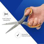 Westcott 8" Titanium Bonded Scissors, Soft Grip