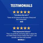 Westcott 8" Titanium Bonded Scissors, Soft Grip