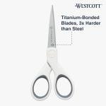 Westcott Micro-Tip Fabric Scissors with Titanium Blades