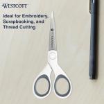 Westcott Micro-Tip Fabric Scissors with Titanium Blades