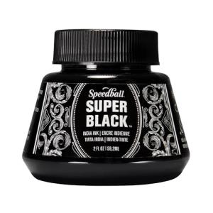Speedball Super Black India Ink, 2 Oz Bottle