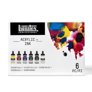 Liquitex Professional Acrylic Ink Essential Color Set 6-pack