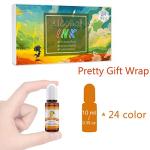 24 Vibrant Alcohol Inks for Resin Art