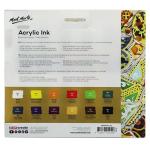 Mont Marte Premium 12pc Acrylic Ink Set