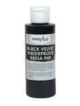 Black Velvet Waterproof India Ink, 4 Ounce