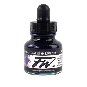 Daler-Rowney FW Indigo Acrylic Ink Bottle