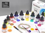 Liquidraw Acrylic Drawing Ink Set - 10 Bottles