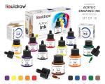 Liquidraw Acrylic Drawing Ink Set - 10 Bottles