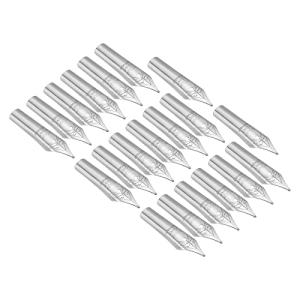 20 Pack Stainless Steel Fountain Pen Nibs