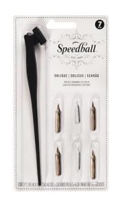 Speedball Oblique Pen Set with Nibs and Points
