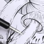 11-Piece Stainless Steel Dip Pen Nibs Set