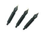 3-Pack Hongdian Fountain Pen Nibs with Gold Trim
