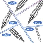 11-Piece Stainless Steel Dip Pen Nibs Set