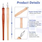 14-Piece Dip Pen Set for Comics and Calligraphy