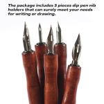 Kodrily Wooden Dip Pen Holder for Comic Art