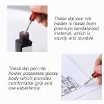 Kodrily Wooden Dip Pen Holder for Comic Art