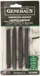 Compressed Graphite Sticks Set - 2B, 4B, 6B