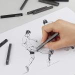 MyLifeUNIT Compressed Graphite Drawing Pencils, 6-Pack