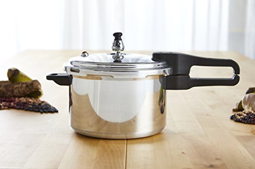 IMUSA Stovetop Pressure Cooker 7Qt, Silver