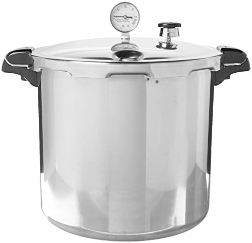 Presto 23-Quart Pressure Canner, Induction Compatible, Silver