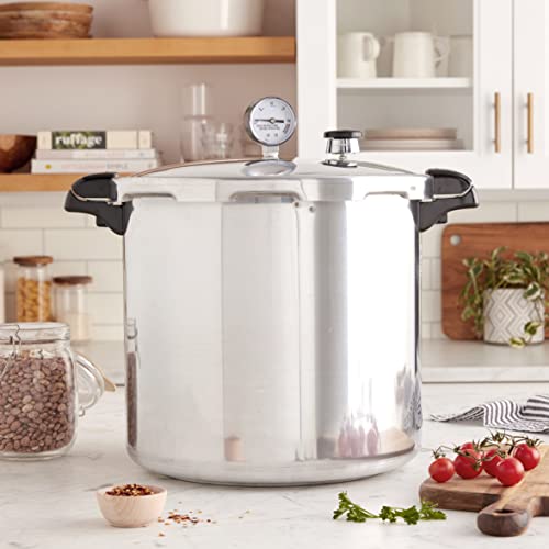 Presto 23-Quart Pressure Canner, Induction Compatible, Silver