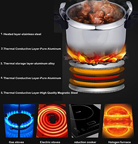 Tstqh 11L Stainless Steel Commercial Pressure Cooker