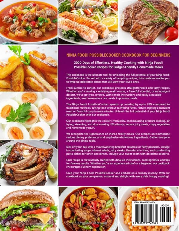 Ninja Foodi Cookbook: Easy Recipes for Fantastic Family Meals
