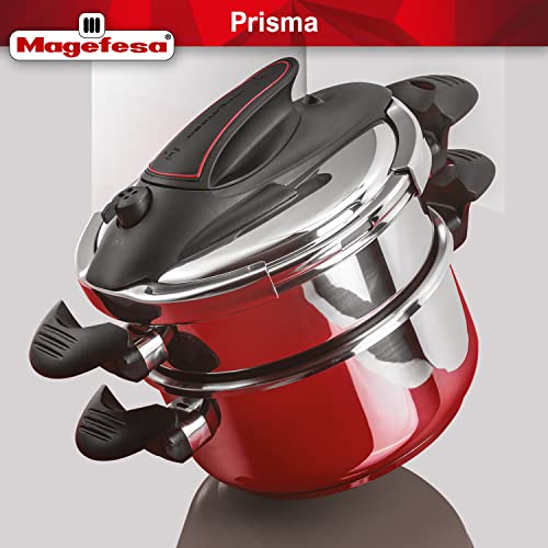 MAGEFESA Prisma Stove-top Pressure Cooker - 6.3 Quart