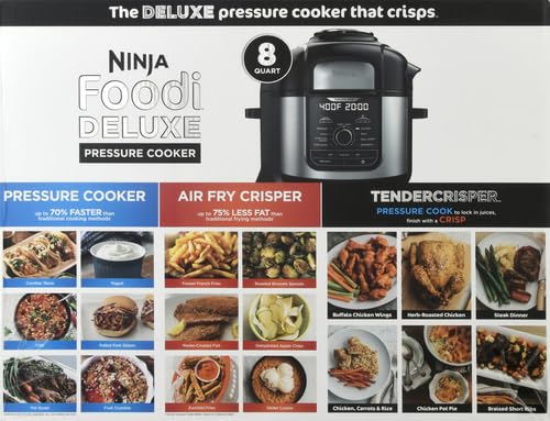 Ninja FD401 12-in-1 Deluxe XL Pressure Cooker & Air Fryer