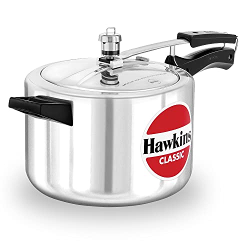 HAWKINS Classic 5-Liter Aluminum Pressure Cooker, Silver