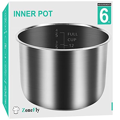 Power Cooker XL 6Qt Stainless Steel Replacement Inner Pot