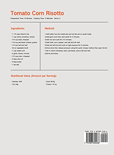 COMFEE' Beginner's Pressure Cooker Cookbook