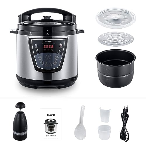 iCookpot 9-in-1 Electric Pressure Cooker: Multi-Functional & Durable