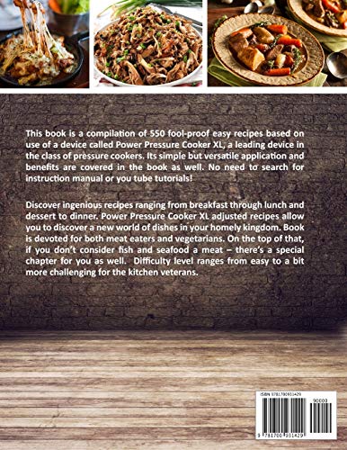 550 Quick, Simple & Healthy Power Pressure Cooker Recipes