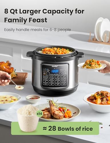 COMFEE' 16-in-1 Electric Pressure Cooker with Non-Stick Pot