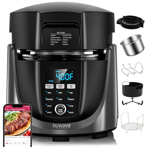 Nuwave Duet Air Fryer & Electric Pressure Cooker Combo