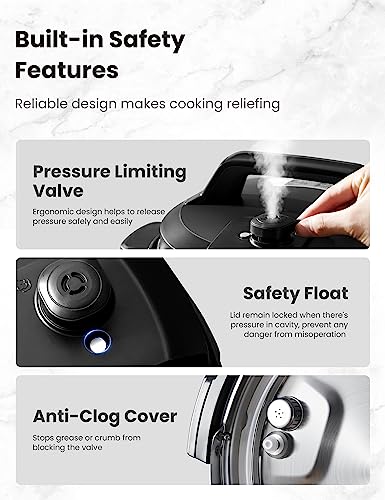 COMFEE' 16-in-1 Electric Pressure Cooker with Non-Stick Pot