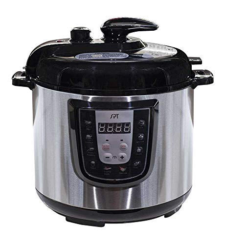 SPT Digital Stainless Steel Electric Pressure Cooker - 6 Quart