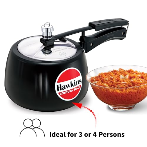Hawkins CB30 Contura Black 3-Liter Pressure Cooker