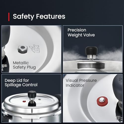 Prestige PRASV3 Pressure Cooker, 3 Liter, Silver