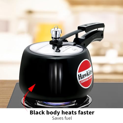 Hawkins CB30 Contura Black 3-Liter Pressure Cooker