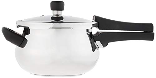 Prestige Stainless Steel Mini Handi Pressure Cooker, 3.3-Liter