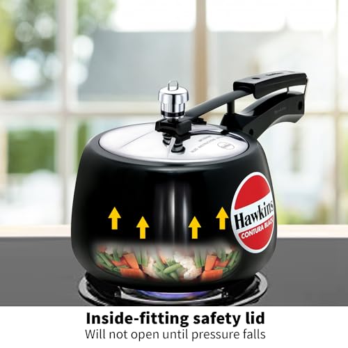 Hawkins CB30 Contura Black 3-Liter Pressure Cooker