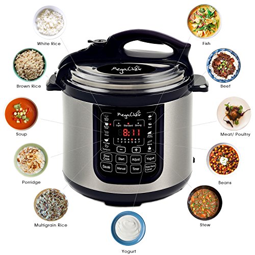 8 Quart Digital Pressure Cooker with 13 Functions