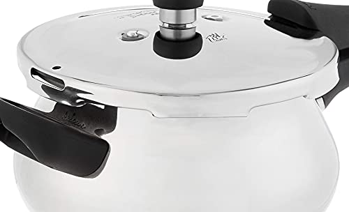 Prestige Stainless Steel Mini Handi Pressure Cooker, 3.3-Liter
