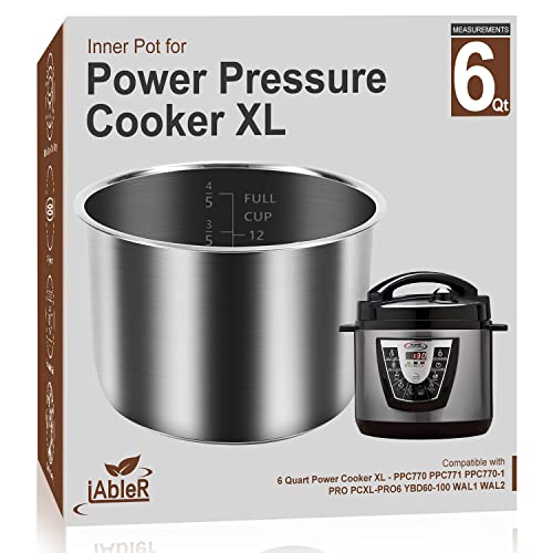 6Qt Power Cooker XL Stainless Steel Inner Pot