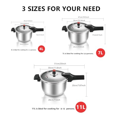 Vividness Stainless Steel Canning Cooker - 7Liter