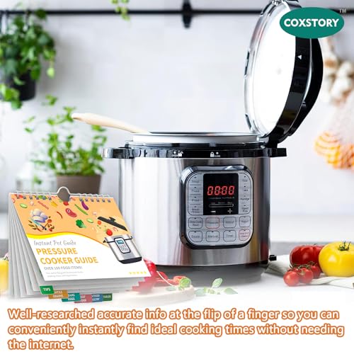Instapot Magnetic Cheat Sheet, Pressure Cooker Accessory Guide