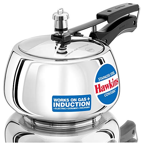 Hawkins Contura-SSC30 Small Silver Pressure Cooker