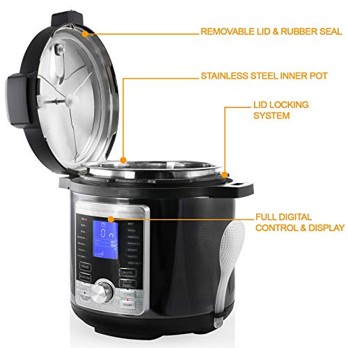 Megachef 6 Quart Electric Digital Pressure Cooker